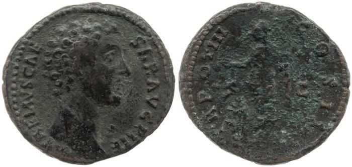RIC III Antoninus Pius 1293a, реверс, bm