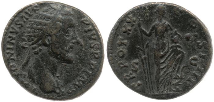 RIC III Antoninus Pius 969, реверс, bm