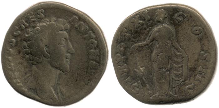 RIC III Antoninus Pius 1338A, реверс, bm