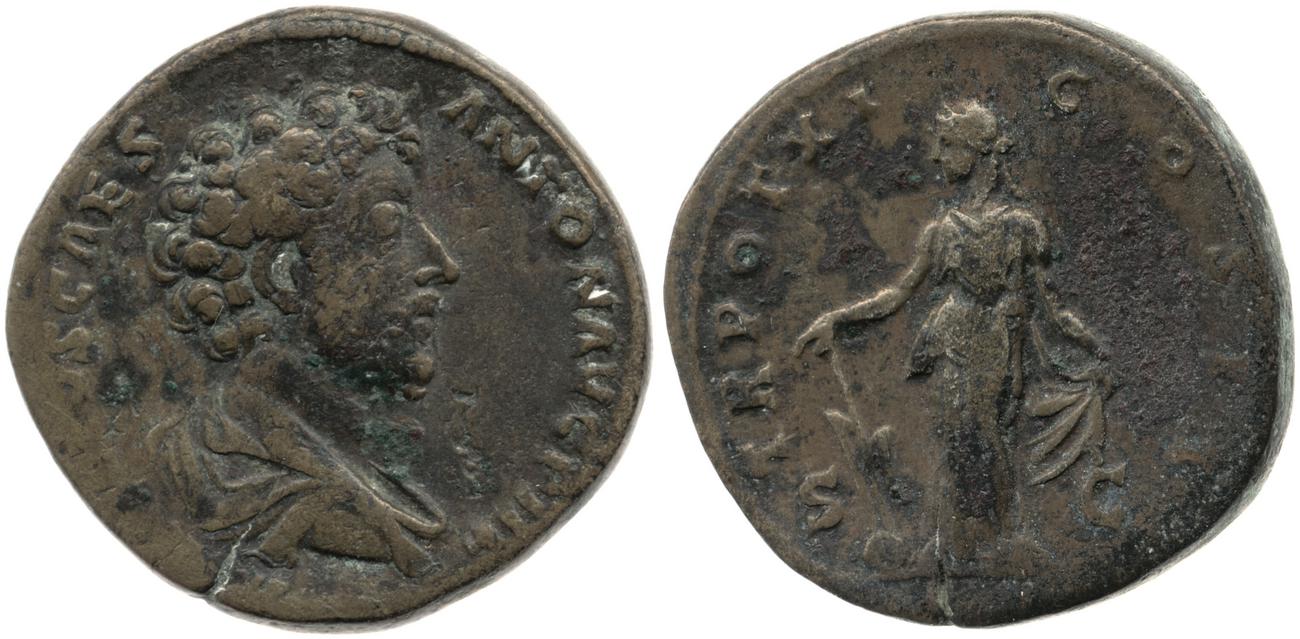 аверс RIC III Antoninus Pius 1338B
