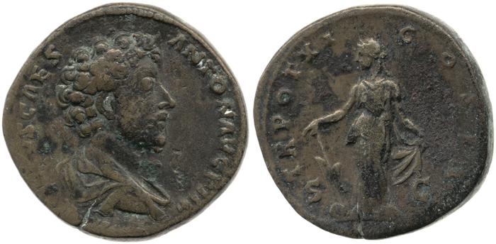 реверс RIC III Antoninus Pius 1338B