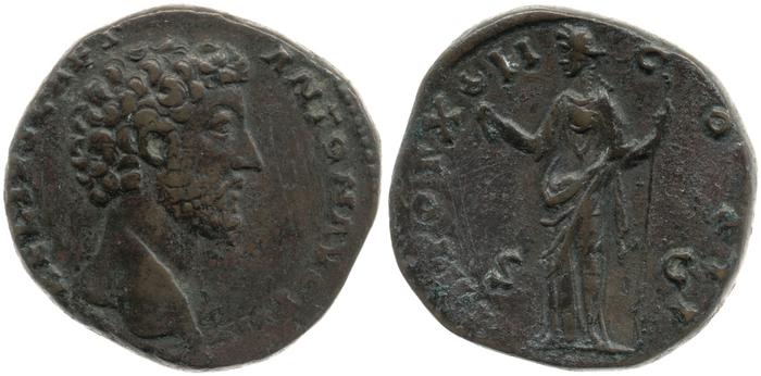 реверс RIC III Antoninus Pius 1344