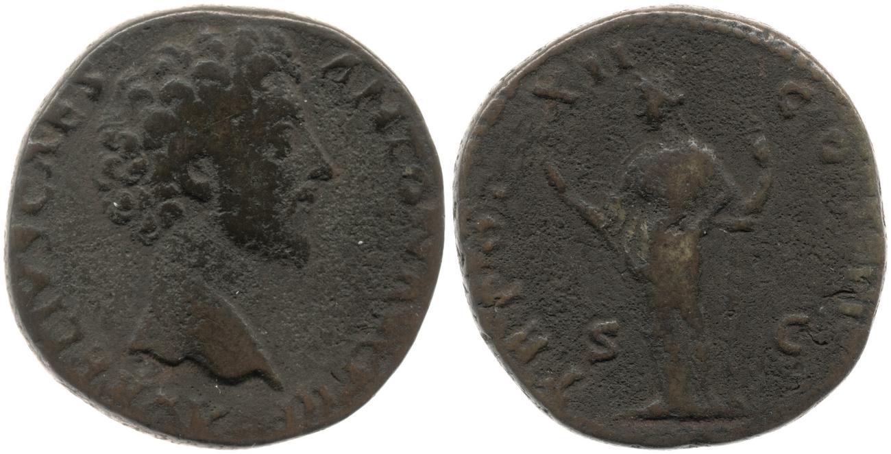 RIC III Antoninus Pius 1345, аверс, bm