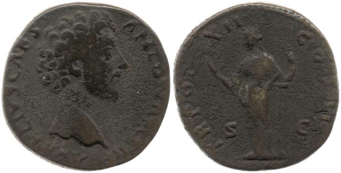 RIC III Antoninus Pius 1345, реверс, bm