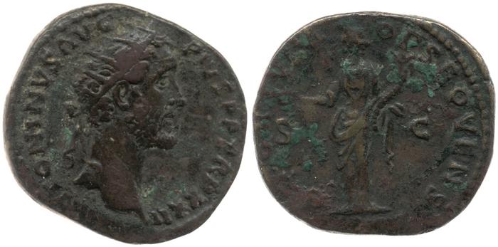 реверс RIC III Antoninus Pius 1015
