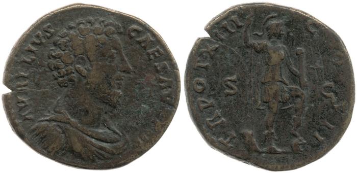 RIC III Antoninus Pius 1349Ab, реверс, bm