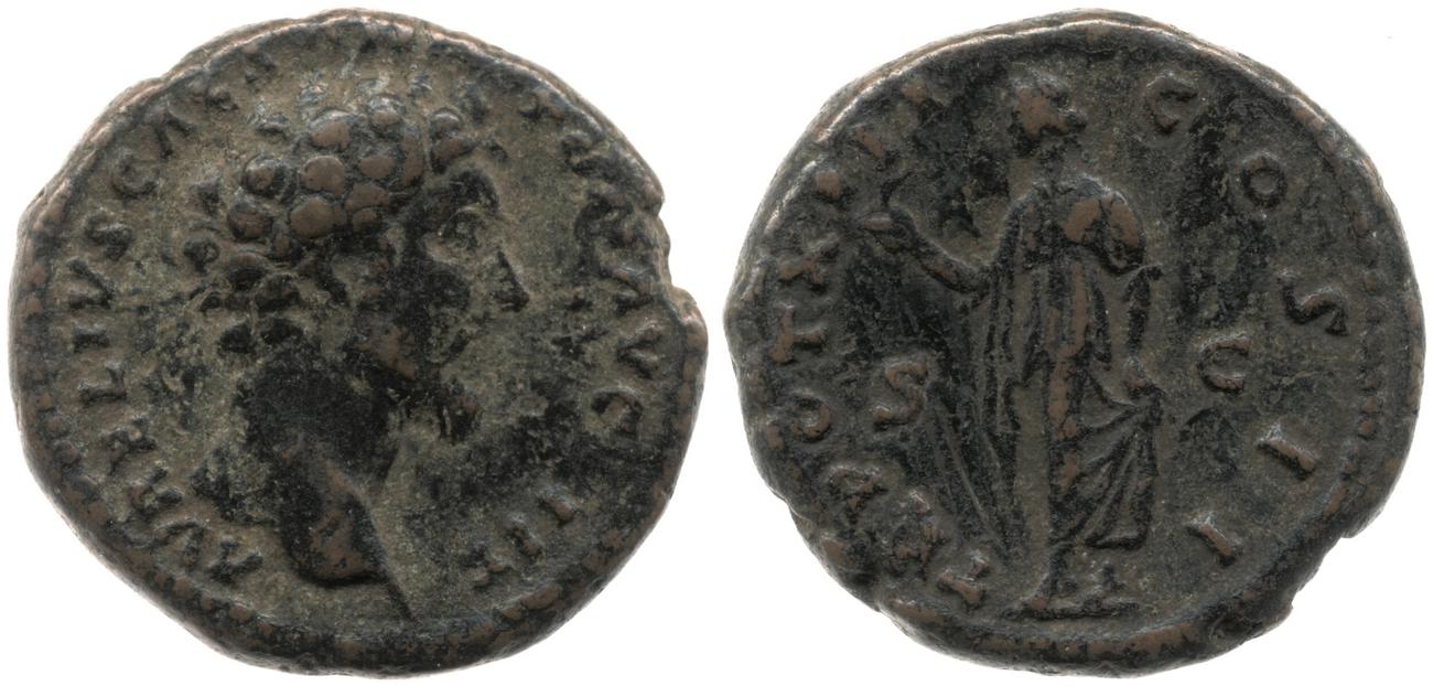 аверс RIC III Antoninus Pius 1350