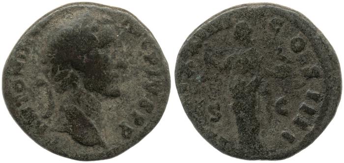 RIC III Antoninus Pius 1051, реверс, bm