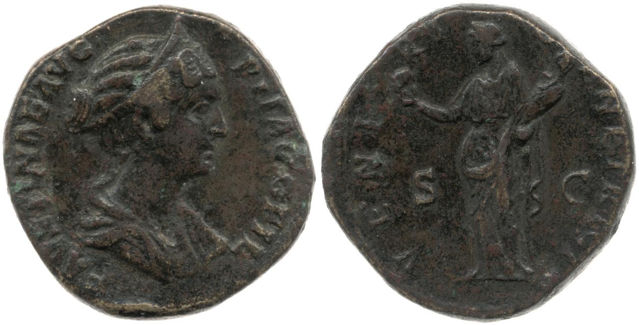 RIC III Antoninus Pius 1386B, аверс, bm
