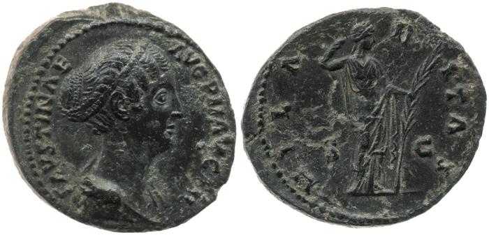 реверс RIC III Antoninus Pius 1396b
