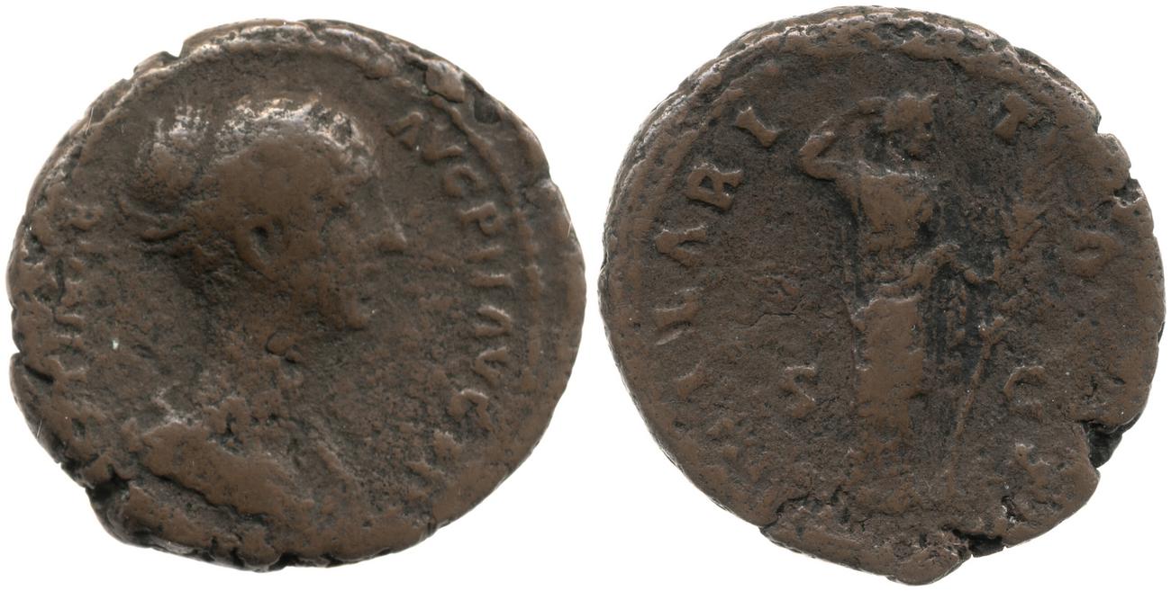 RIC III Antoninus Pius 1396b, аверс, bm