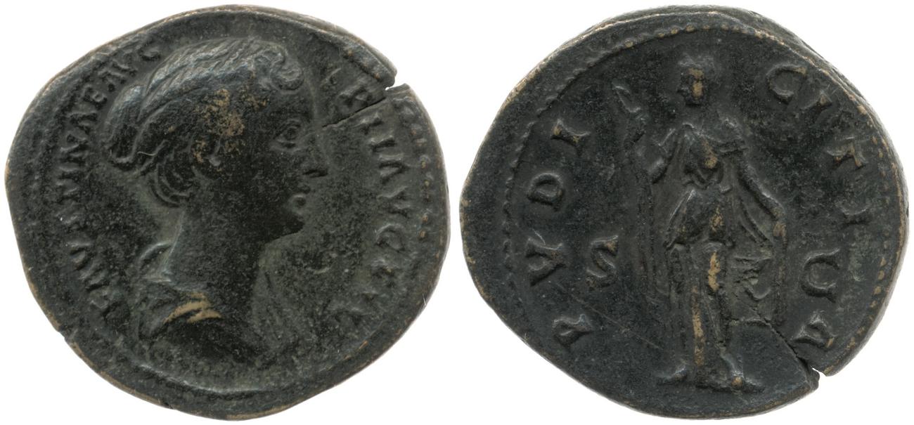 аверс RIC III Antoninus Pius 1403b