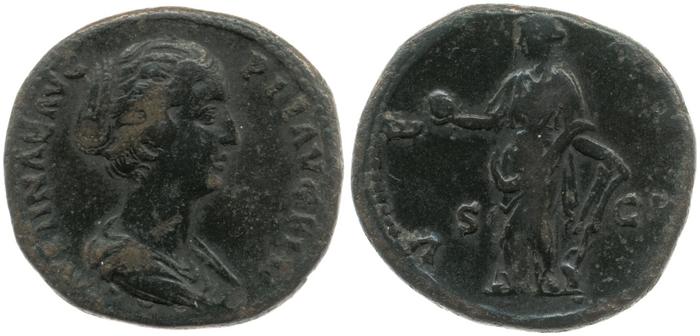 реверс RIC III Antoninus Pius 1409a