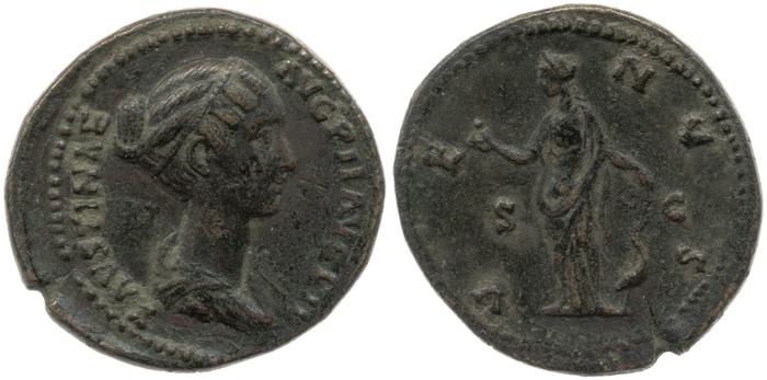 реверс RIC III Antoninus Pius 1409b