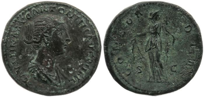 реверс RIC III Antoninus Pius 1372B