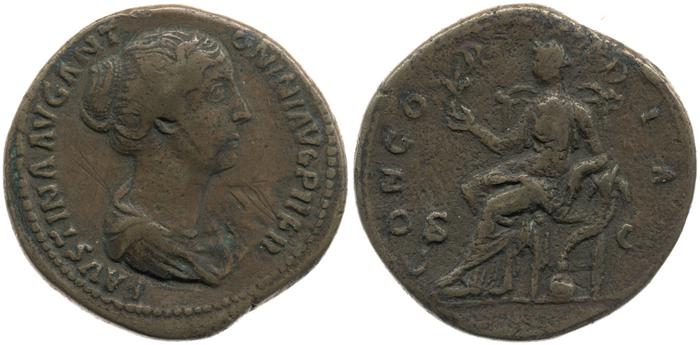 реверс RIC III Antoninus Pius 1374B