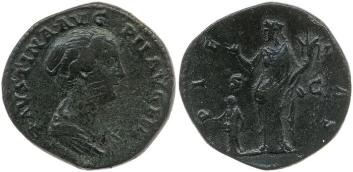 реверс RIC III Antoninus Pius 1379