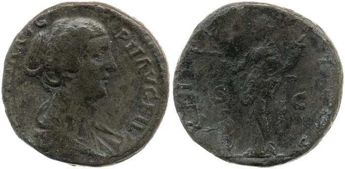 RIC III Antoninus Pius 1379, реверс, bm