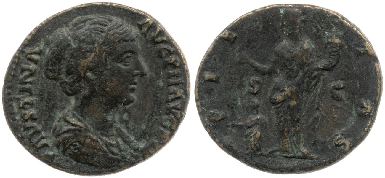 RIC III Antoninus Pius 1402, аверс, bm