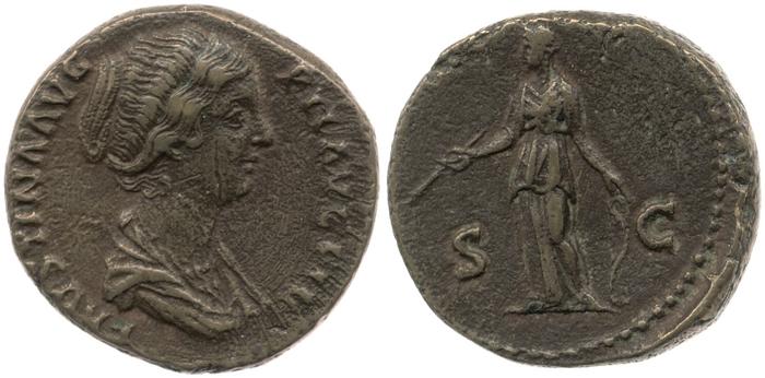 RIC III Antoninus Pius 1405a, реверс, bm