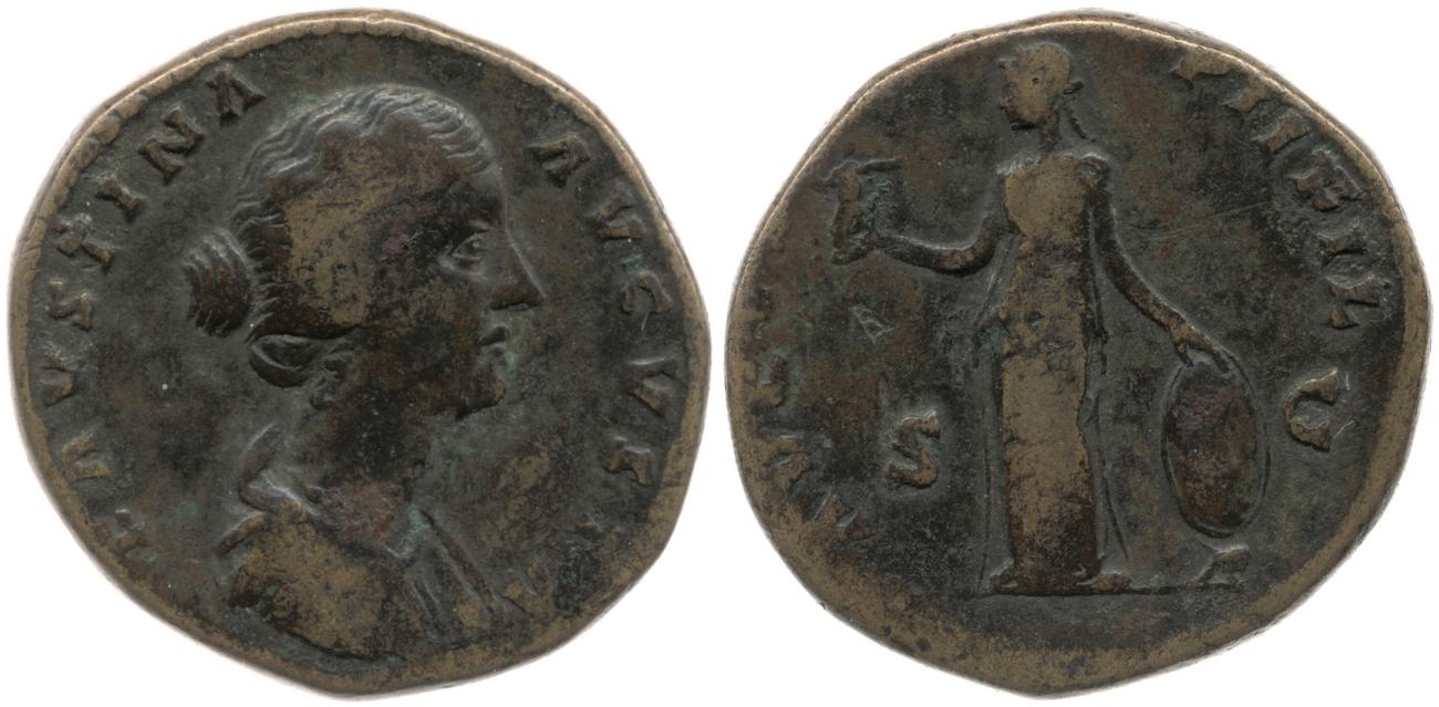 RIC III Antoninus Pius 1367, аверс, bm