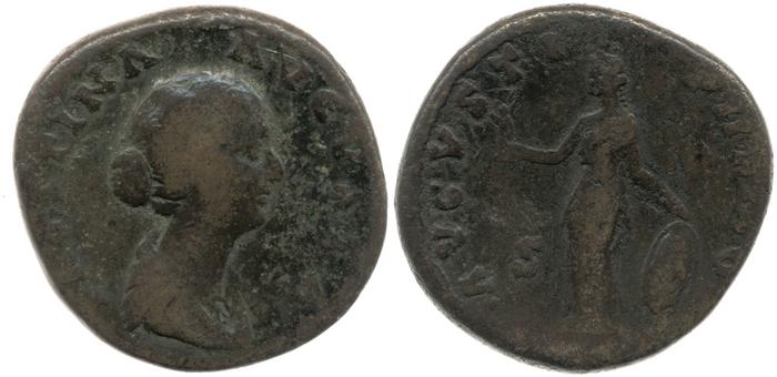 RIC III Antoninus Pius 1367, реверс, bm
