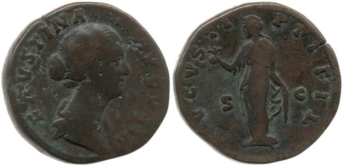 RIC III Antoninus Pius 1371, реверс, bm
