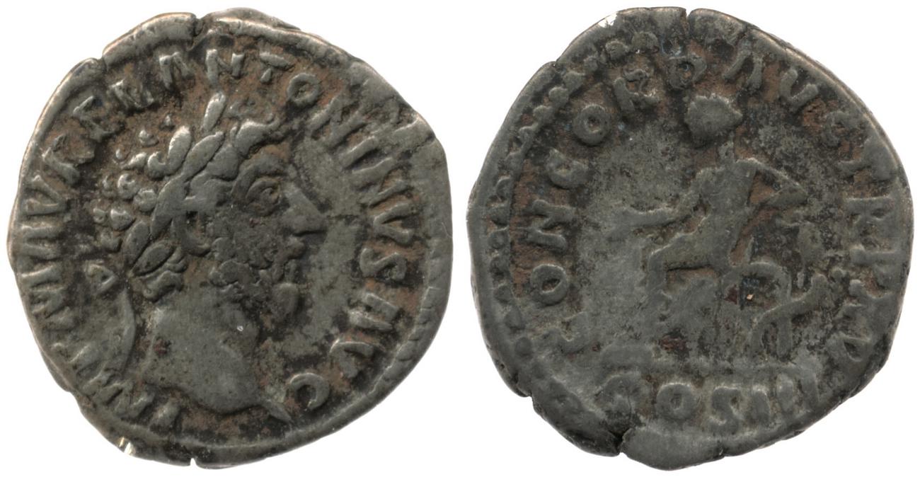 аверс RIC III Marcus Aurelius 3