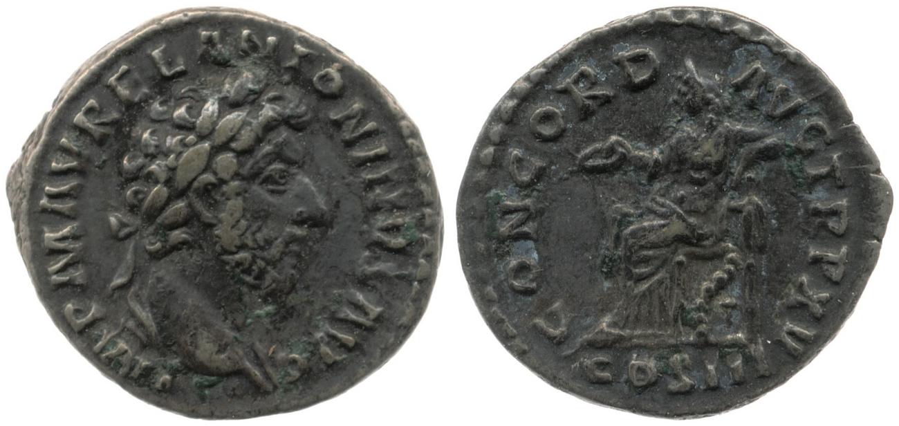 аверс RIC III Marcus Aurelius 4