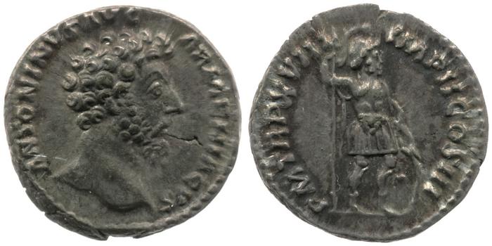 RIC III Marcus Aurelius 91, реверс, bm