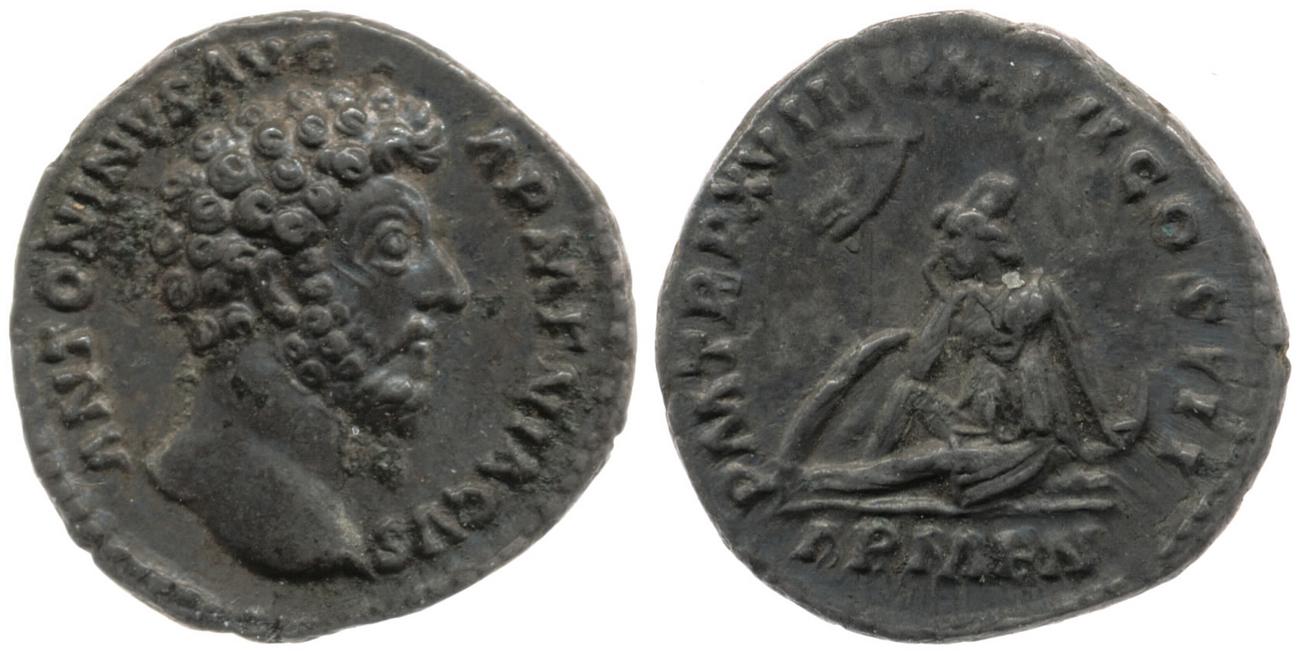 аверс RIC III Marcus Aurelius 80