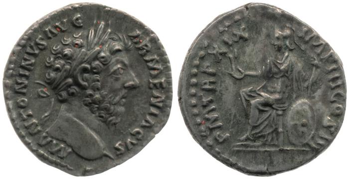 RIC III Marcus Aurelius 138, реверс, bm