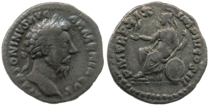 RIC III Marcus Aurelius 138, реверс, bm
