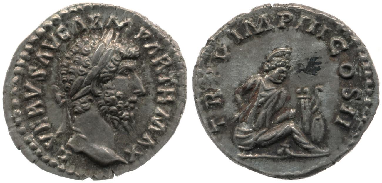 RIC III Marcus Aurelius 540, аверс, bm