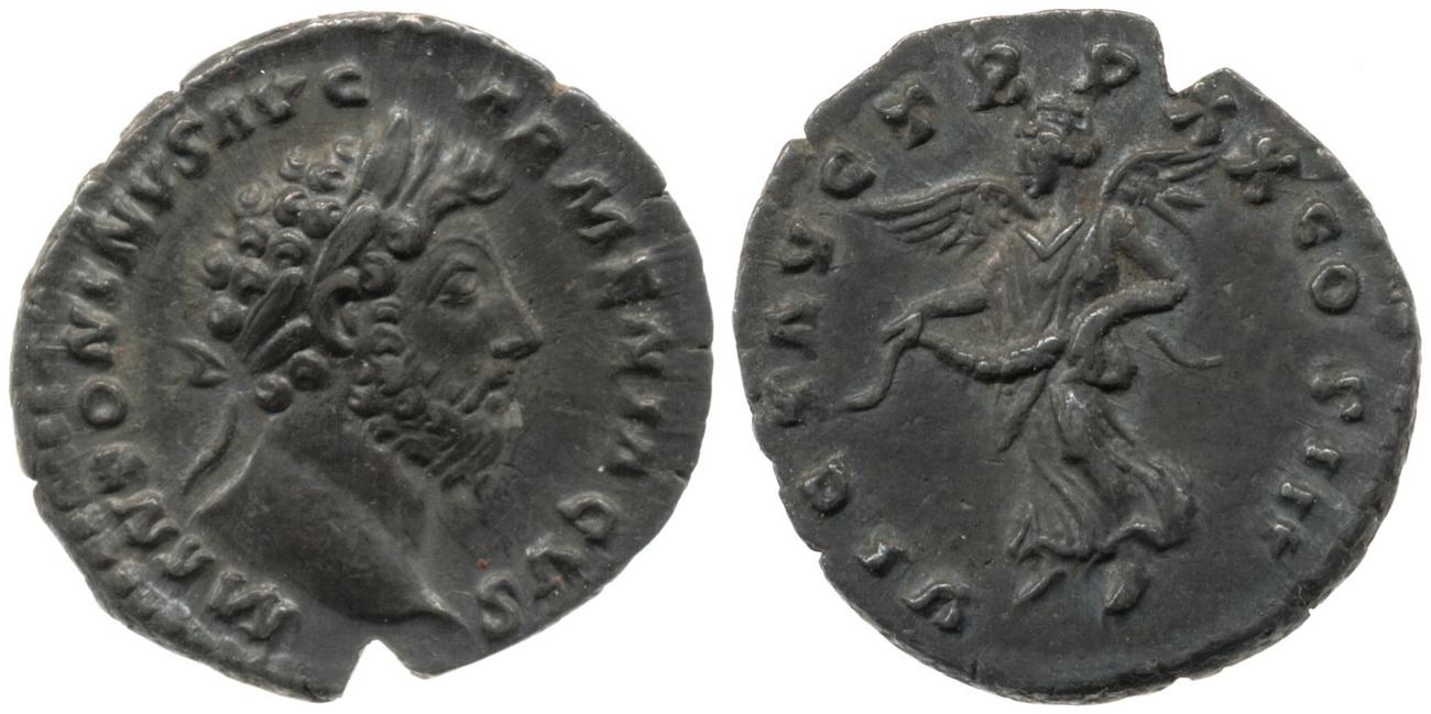 аверс RIC III Marcus Aurelius 157