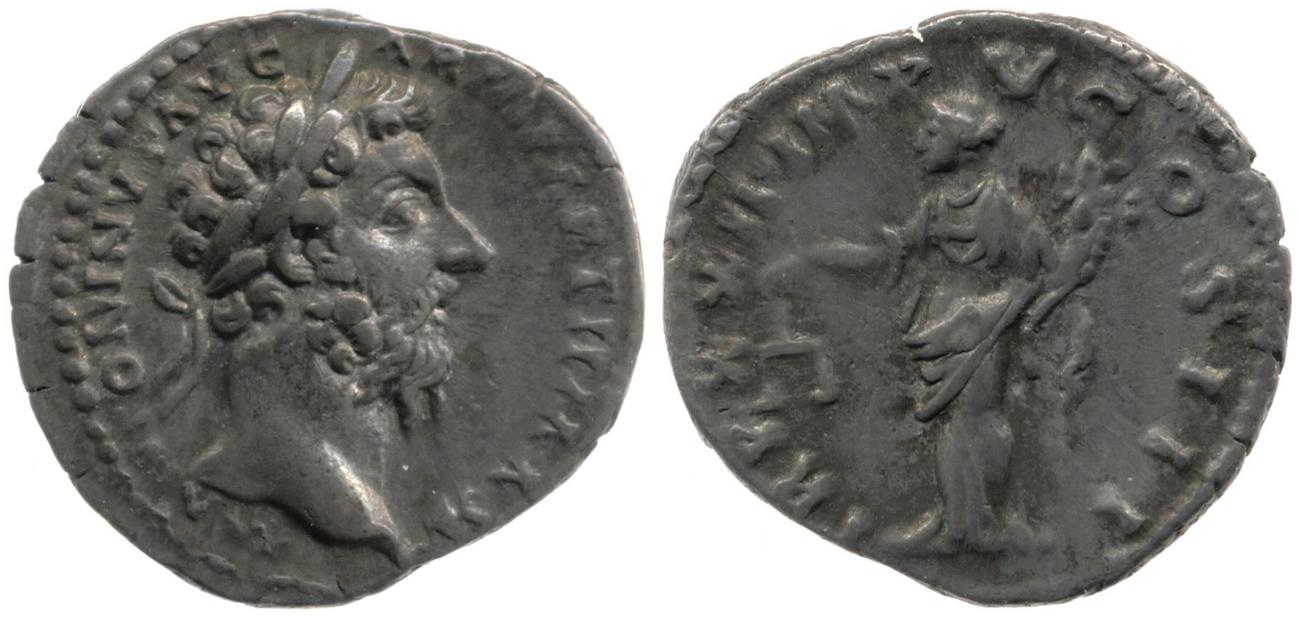 RIC III Marcus Aurelius 192, аверс, bm