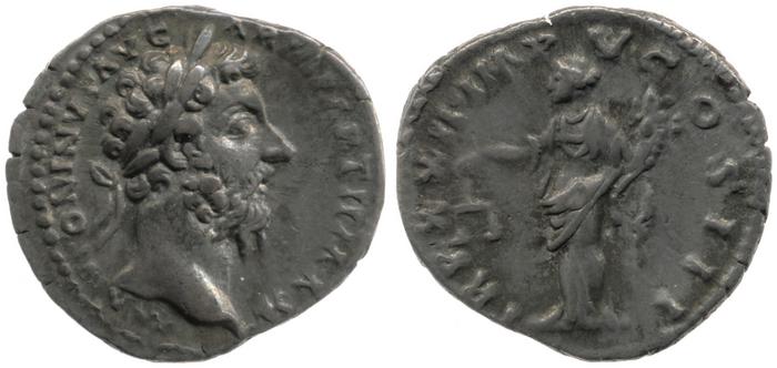 RIC III Marcus Aurelius 192, реверс, bm
