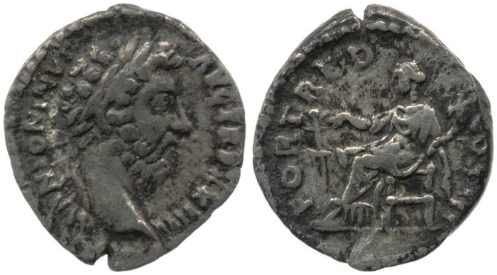 RIC III Marcus Aurelius 220, реверс, bm