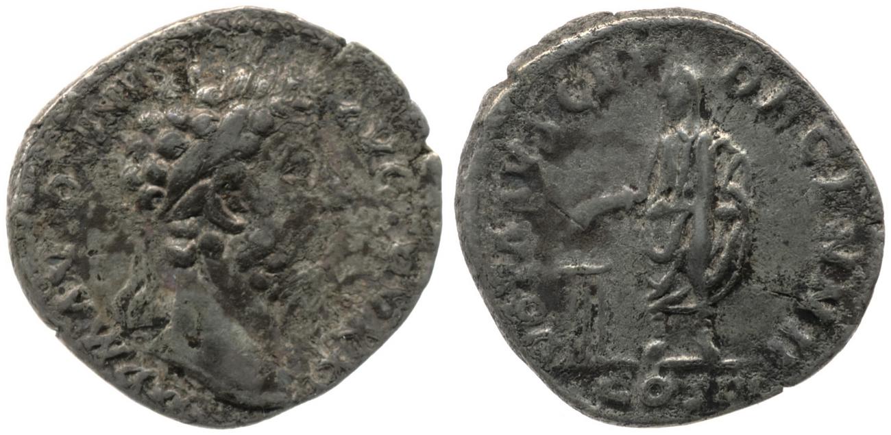 RIC III Marcus Aurelius 251, аверс, bm