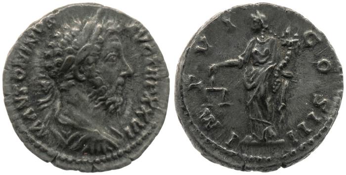 RIC III Marcus Aurelius 253, реверс, bm