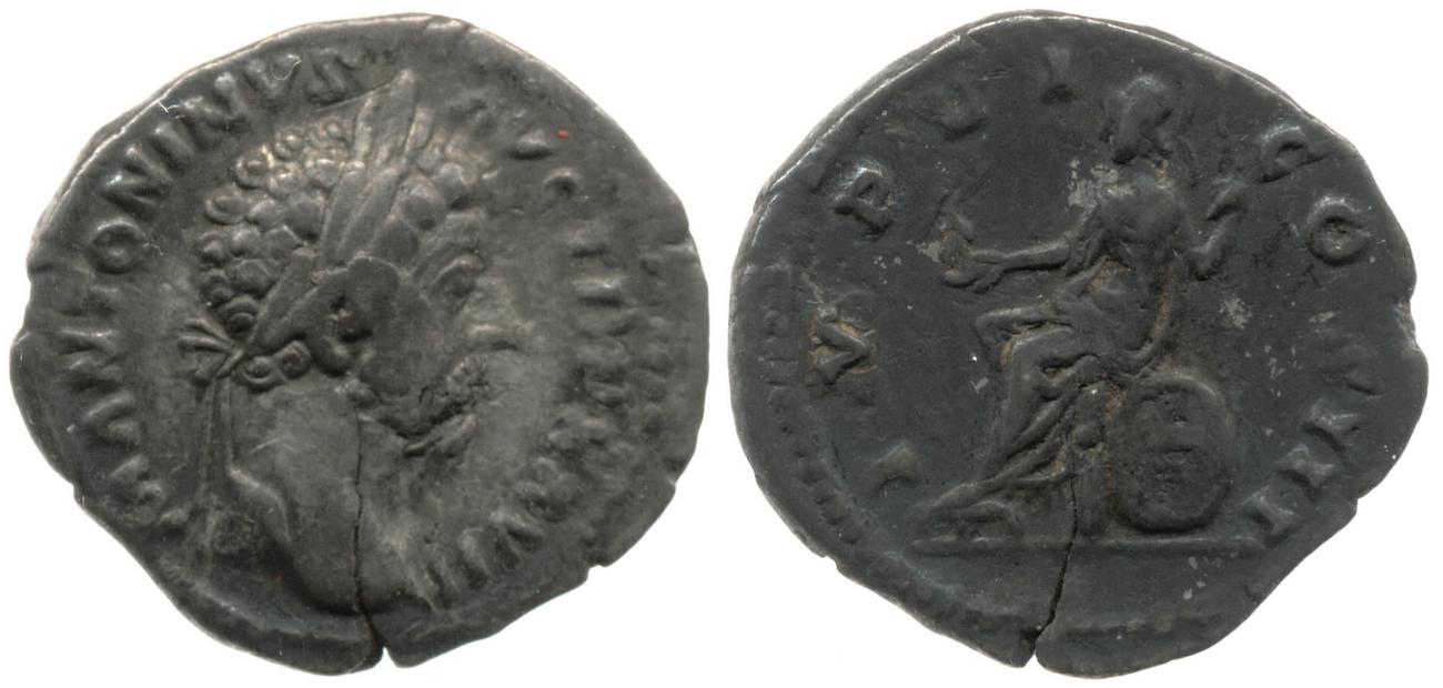 аверс RIC III Marcus Aurelius 275