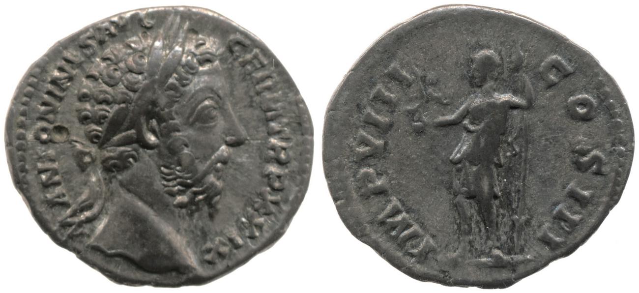 RIC III Marcus Aurelius 323, аверс, bm