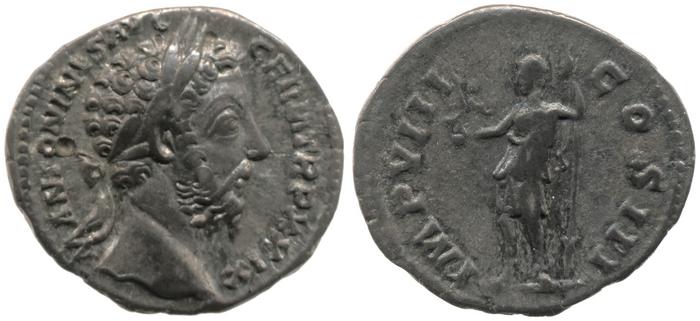 RIC III Marcus Aurelius 323, реверс, bm