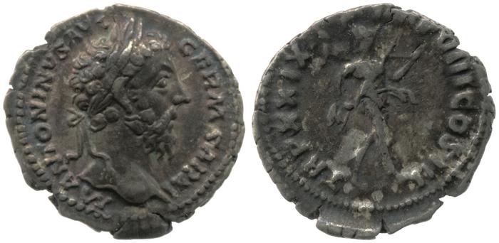 реверс RIC III Marcus Aurelius 326