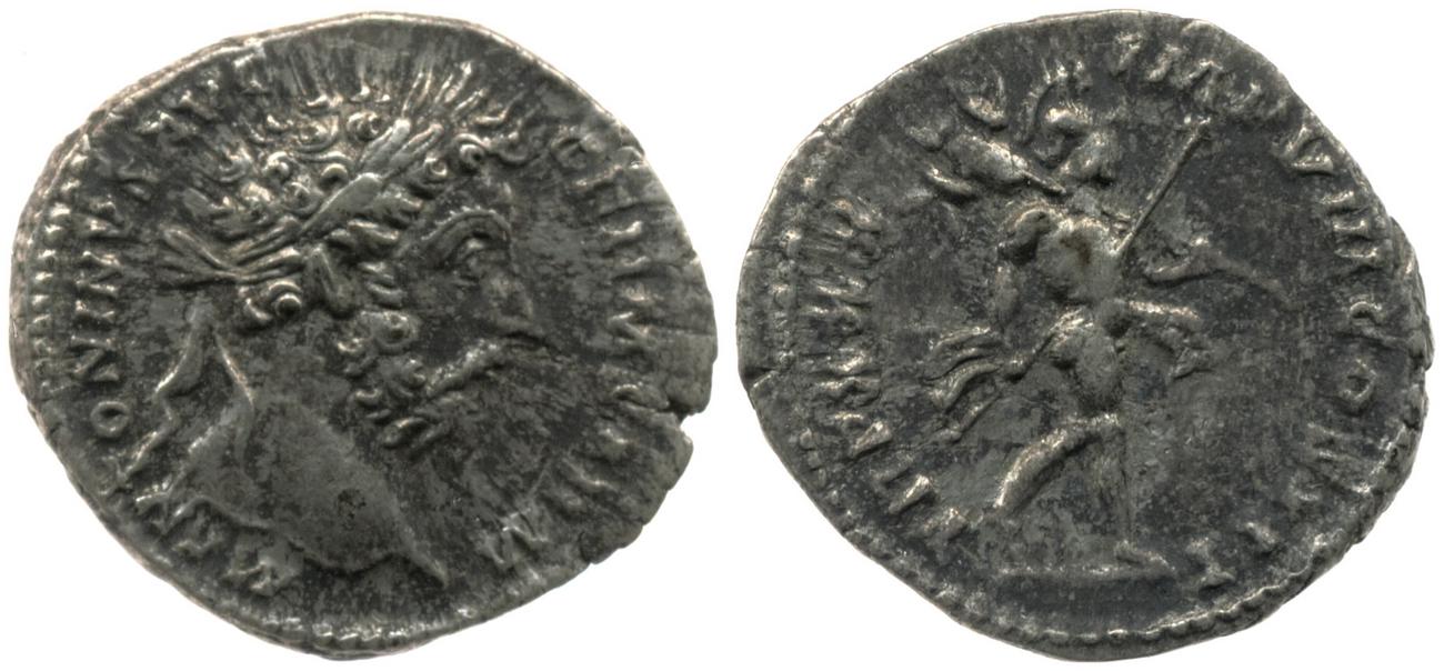 RIC III Marcus Aurelius 349, аверс, bm