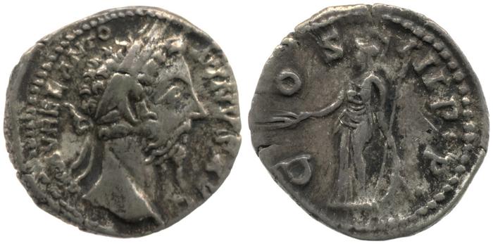 реверс RIC III Marcus Aurelius 412