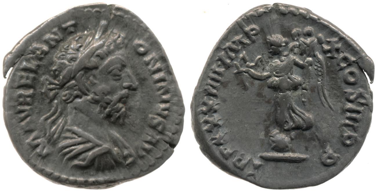аверс RIC III Marcus Aurelius 411