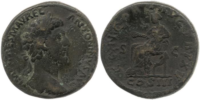 реверс RIC III Marcus Aurelius 794