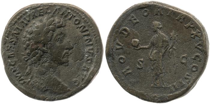 реверс RIC III Marcus Aurelius 812