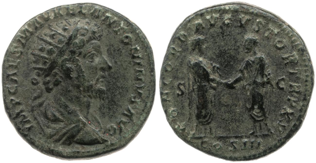 аверс RIC III Marcus Aurelius 800
